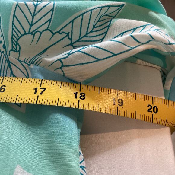 Vintage Made in Hawaii Women's Green Hibiscus‎ Leaf Dress Size 10 Aloha Tropical - Picture 4 of 10